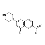 CAS#: 437708-76-4, 4-Chloro-6-Nitro-2-(1-Piperazinyl)Quinoline