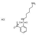 CAS#: 437718-20-2, N-(5-Aminopentyl)-2-Nitrobenzenesulfonamide Hydrochloride (1:1)