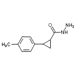 CAS 登录号：438219-20-6， 2-(4-甲基苯基)环丙烷甲酰肼