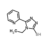 CAS#: 438231-11-9, 4-Ethyl-5-(2-Pyridinyl)-4H-1,2,4-Triazole-3-Thiol