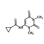 CAS#: 438614-19-8, N-(1,3-Dimethyl-2,6-Dioxo-1,2,3,6-Tetrahydro-4-Pyrimidinyl)Cyclopropanecarboxamide