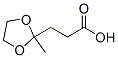 CAS 登录号：4388-57-2， 2-甲基-1,3-二氧戊环-2-丙酸