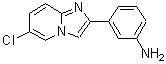 CAS 登录号：439110-86-8， 3-(6-氯咪唑并[1,2-a]吡啶-2-基)苯胺