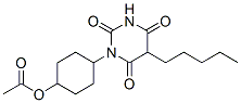 CAS 登录号：4394-22-3， 1-(4-乙酰氧基环己基)-5-戊基巴比妥酸