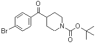 CAS#: 439811-37-7, 4-(4-Bromobenzoyl)-1-Piperidinecarboxylic Acid 1,1-Dimethylethyl Ester