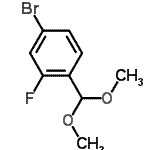 CAS 登录号：439814-87-6， 4-溴-1-(二甲氧基甲基)-2-氟苯