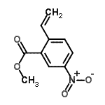CAS 登录号：439937-53-8， 甲基5-硝基-2-乙烯基苯甲酸酯