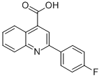 CAS 登录号：441-28-1， 2-(4-氟-苯基)-喹啉-4-羧酸