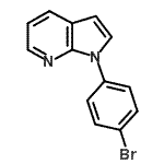 CAS 登录号：441012-22-2， 1-(4-溴苯基)-1H-吡咯并[2,3-b]吡啶