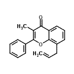 CAS#: 4412-35-5, 8-Allyl-3-Methyl-2-Phenyl-4H-Chromen-4-One