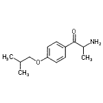 CAS 登录号：441787-66-2， 2-氨基-1-(4-异丁氧基苯基)-1-丙酮