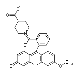 CAS#: 442151-56-6, 1-{Hydroxy[2-(6-Methoxy-3-Oxo-3H-Xanthen-9-Yl)Phenyl]Methylene}-4-Piperidiniumcarboxylate