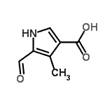CAS#: 442563-21-5, 5-Formyl-4-Methyl-1H-Pyrrole-3-Carboxylic Acid