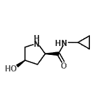 CAS#: 442563-57-7, (4R)-N-Cyclopropyl-4-Hydroxy-D-Prolinamide