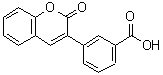 CAS 登录号：443292-41-9， 3-(2-氧代-2H-苯并吡喃-3-基)苯甲酸
