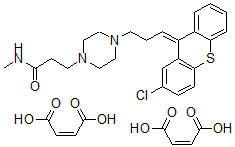 CAS 登录号：4434-20-2， 氯噻吨胺马来酸盐