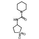 CAS 登录号：443651-74-9， N-(1,1-二氧代四氢-3-噻吩基)-1-哌啶甲酰胺