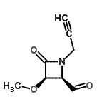CAS#: 444083-06-1, (2R,3R)-3-Methoxy-4-Oxo-1-(2-Propyn-1-Yl)-2-Azetidinecarbaldehyde
