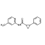 CAS#: 445249-84-3, N-(4-Methyl-2-Pyridinyl)-2-Phenylcyclopropanecarboxamide