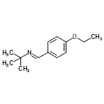 CAS 登录号：445427-45-2， (E)-1-(4-乙氧基苯基)-N-(2-甲基-2-丙基)甲亚胺
