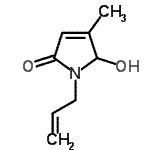 CAS 登录号：445489-29-2， 1-烯丙基-5-羟基-4-甲基-5H-吡咯-2-酮