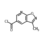 CAS 登录号：445496-31-1， 3-甲基[1,2]恶唑并[5,4-b]吡啶-5-甲酰氯