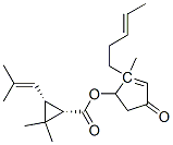 CAS 登录号：4466-14-2， 2,2-二甲基-3-(2-甲基-1-丙烯基)-环丙烷羧酸 (1R,3R)-(1S)-2-甲基-4-氧代-3-(2Z)-2-戊烯基-2-环戊烯-1-基酯