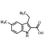 CAS#: 446830-65-5, 3-Ethyl-5-Methyl-1H-Indole-2-Carboxylic Acid