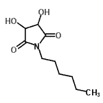 CAS 登录号：446833-95-0， 1-己基-3,4-二羟基-吡咯烷-2,5-二酮