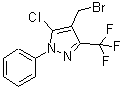 CAS 登录号：447401-77-6， 4-溴甲基-5-氯-1-苯基-3-三氟甲基-1H-吡唑