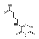 CAS#: 449793-30-0, 4-[(3,5-Dioxo-2,3,4,5-Tetrahydro-1,2,4-Triazin-6-Yl)Amino]Butanoic Acid