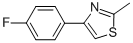 CAS#: 450-29-3, 4-(4-Fluoro-Phenyl)-2-Methyl-Thiazole