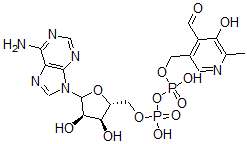 CAS 登录号：4500-99-6， 吡哆醛 5'-二磷酰-5'-腺苷