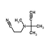 CAS#: 451494-71-6, 3-[Methyl(2-Methyl-3-Butyn-2-Yl)Amino]Propanenitrile