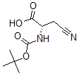 CAS 登录号：45159-34-0， (2S)-3-氰基-2-[[(1,1-二甲基乙氧基)羰基]氨基]-丙酸