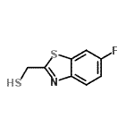 CAS#: 452-41-5, (6-Fluoro-1,3-Benzothiazol-2-Yl)Methanethiol