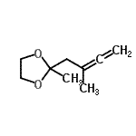 CAS#: 4528-29-4, 2-Methyl-2-(2-Methyl-2,3-Butadien-1-Yl)-1,3-Dioxolane