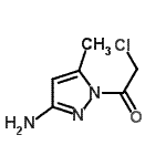 CAS 登录号：453576-50-6， 1-(3-氨基-5-甲基-1H-吡唑-1-基)-2-氯乙烷酮