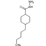 CAS 登录号：454473-85-9， 4-戊基环己烷甲酰肼