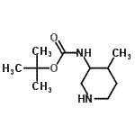 CAS#: 454709-84-3, 2-Methyl-2-Propanyl (4-Methyl-3-Piperidinyl)Carbamate