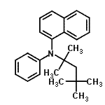 CAS#: 4572-51-4, N-Phenyl-N-(2,4,4-Trimethyl-2-Pentanyl)-1-Naphthalenamine
