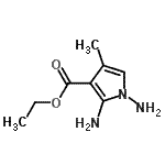 CAS#: 458527-73-6, Ethyl 1,2-Diamino-4-Methyl-1H-Pyrrole-3-Carboxylate