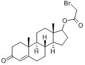 CAS 登录号：4588-81-2， 17-溴乙酰氧基-4-雄甾烯-3-酮