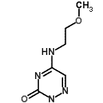 CAS#: 459212-54-5, 5-[(2-Methoxyethyl)Amino]-1,2,4-Triazin-3(2H)-One