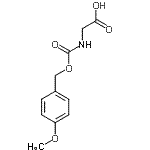CAS 登录号：4596-54-7， N-{[(4-甲氧基苄基)氧基]羰基}甘氨酸
