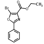 CAS#: 460081-28-1, Ethyl 5-Bromo-2-Phenyl-1,3-Oxazole-4-Carboxylate