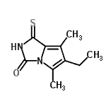 CAS#: 460353-07-5, 6-Ethyl-5,7-Dimethyl-1-Thioxo-1,2-Dihydro-3H-Pyrrolo[1,2-c]Imidazol-3-One