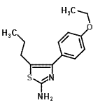 CAS 登录号：461033-41-0， 4-(4-乙氧基苯基)-5-丙基-1,3-噻唑-2-胺
