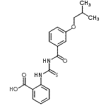 CAS#: 461408-07-1, 2-{[(3-Isobutoxybenzoyl)Carbamothioyl]Amino}Benzoic Acid