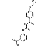 CAS 登录号：461409-85-8， 3-{[(4-乙氧基苯甲酰基)硫代氨基甲酰]氨基}苯甲酸